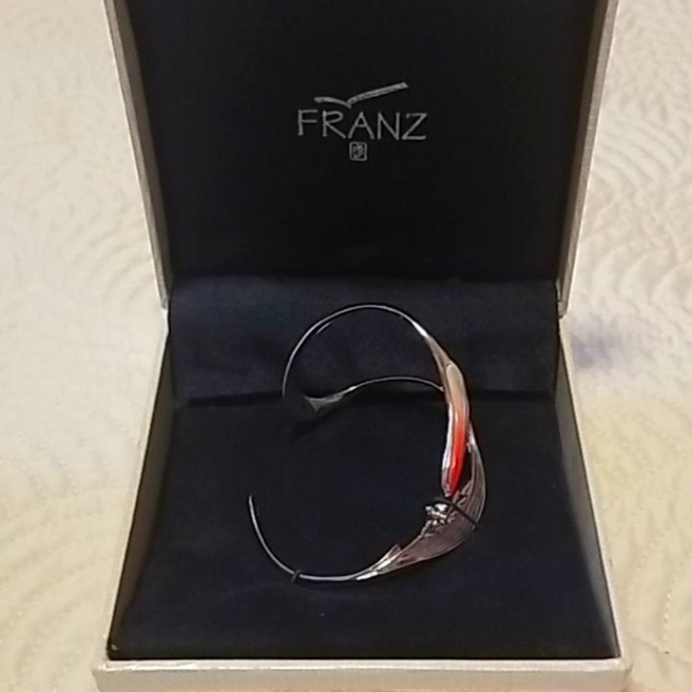 Franz - pewter and enamel dragonfly bracelet